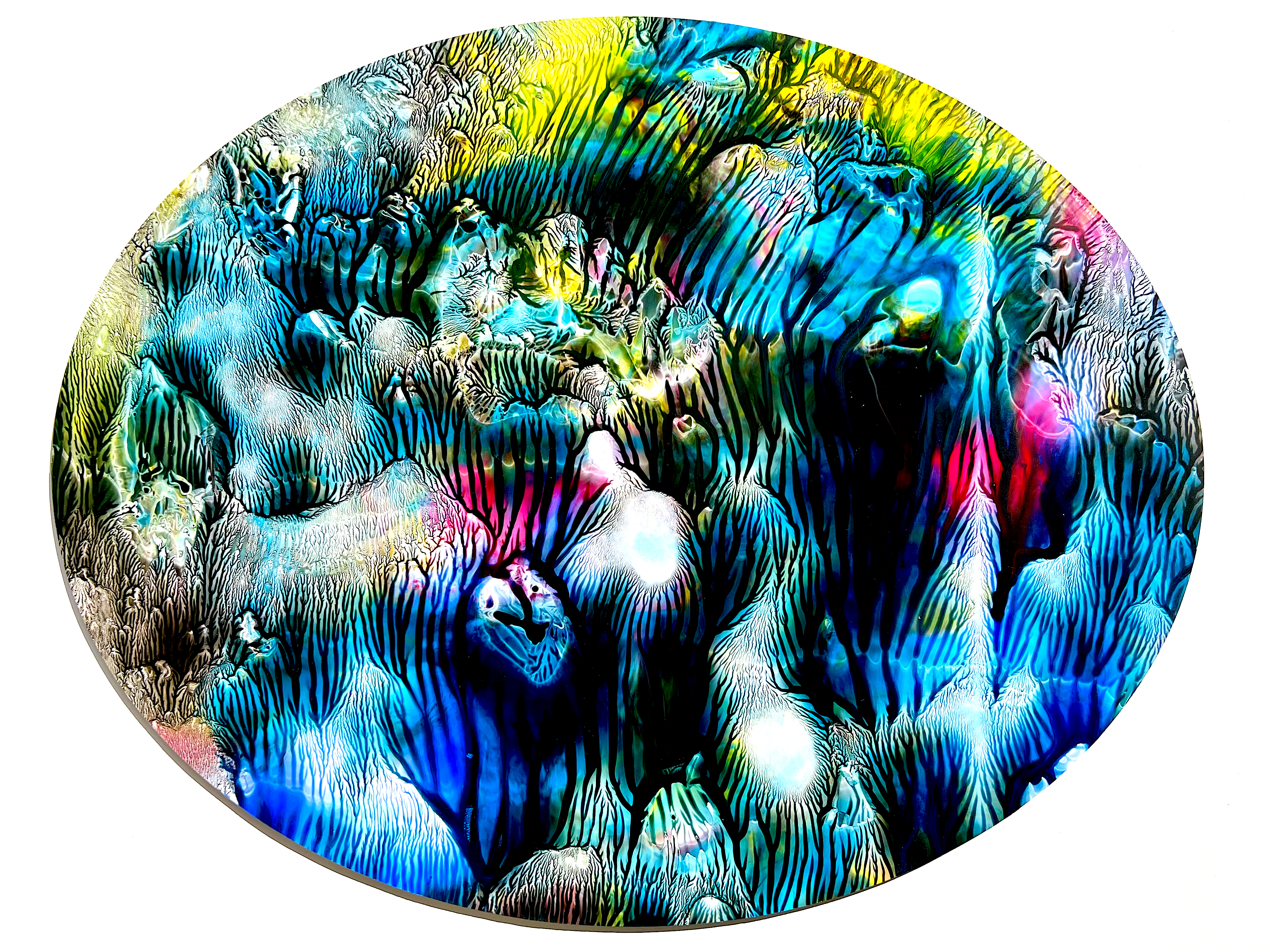 Duralit Üzerine Akrilik 60x80cm Doğanın Kalbi III 2024